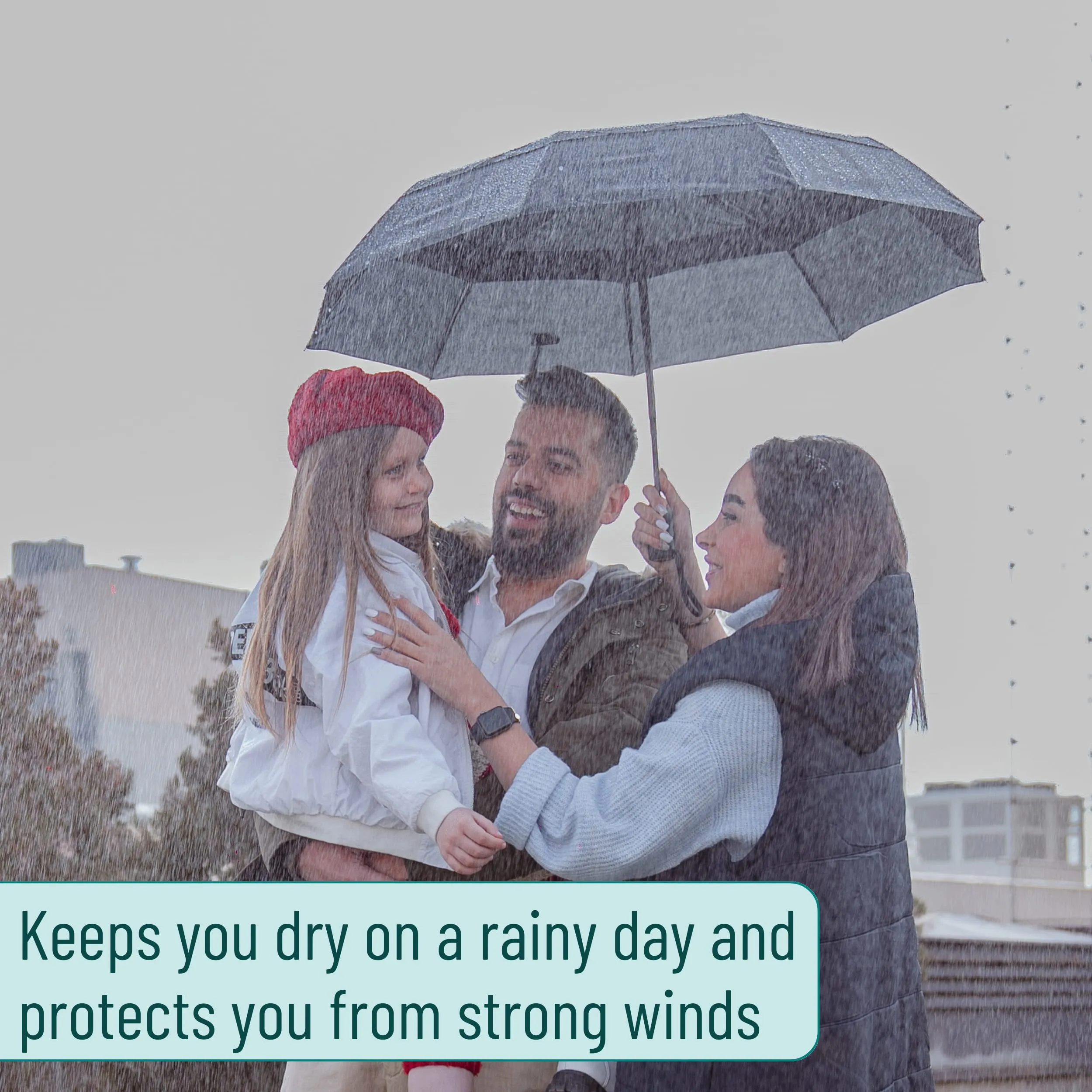 Mr. Pen- Windproof Travel Umbrella, Automatic Umbrellas for Rain, Compact Umbrella, Travel Umbrella Compact, Windproof Umbrella