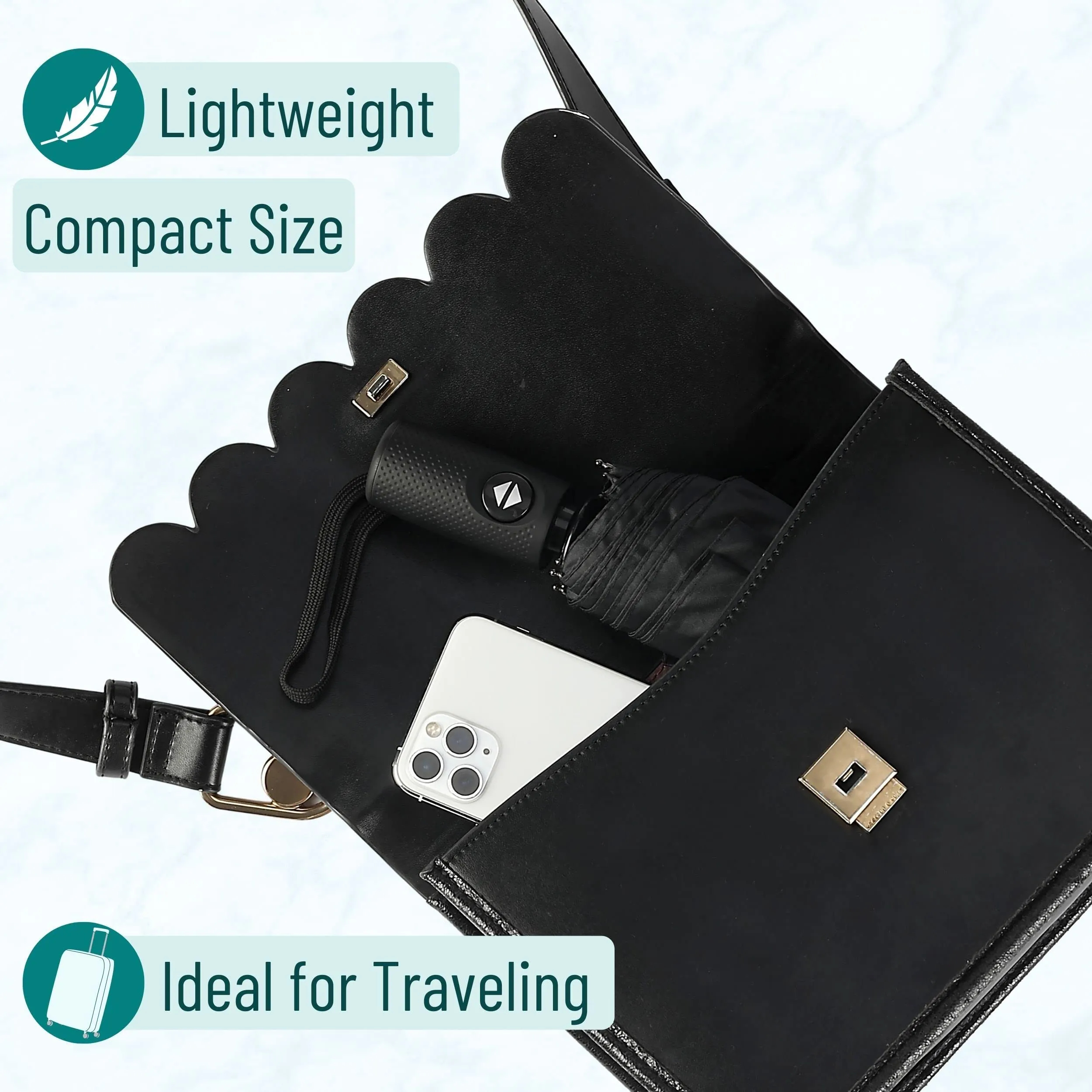 Mr. Pen- Windproof Travel Umbrella, Automatic Umbrellas for Rain, Compact Umbrella, Travel Umbrella Compact, Windproof Umbrella