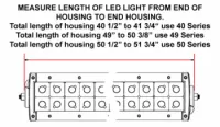 N-Fab - Roof Mounted 50-Series LED Brackets - 2014-2018 Chevy/GMC 1500