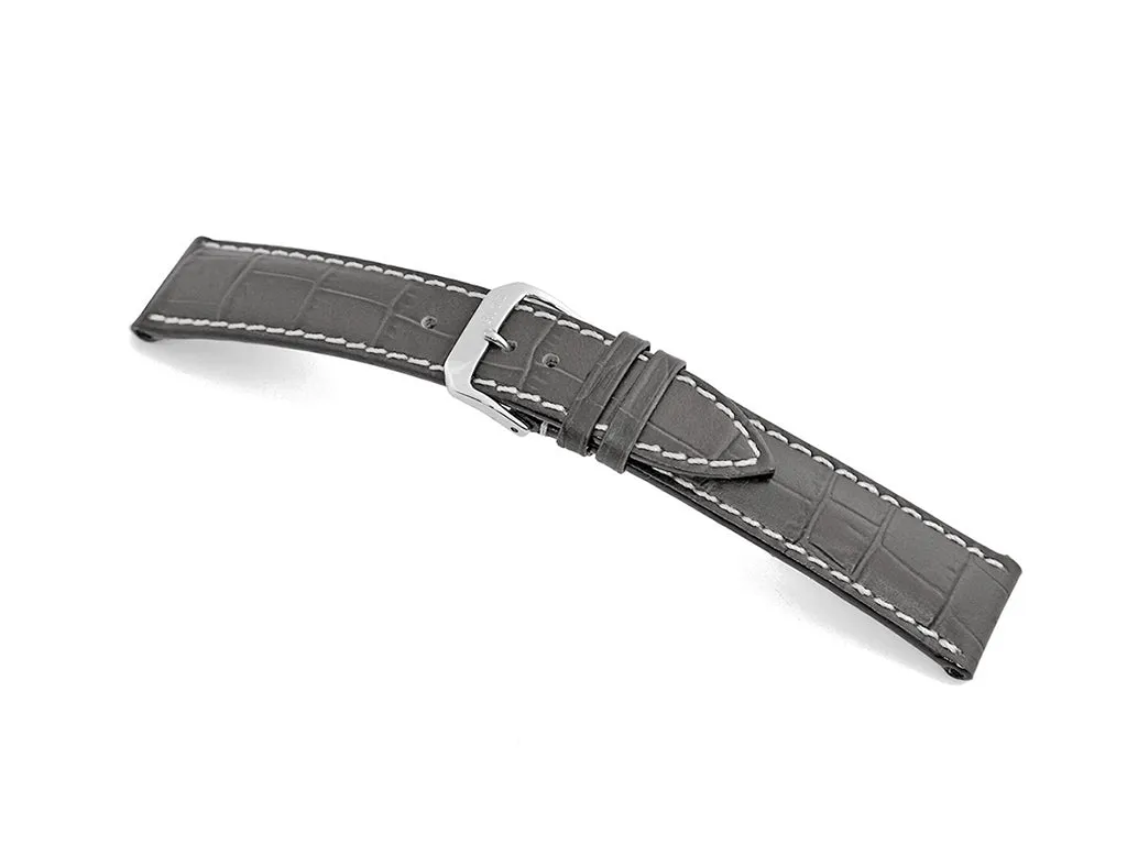 New Orleans - Stone Grey - Alligator Grained