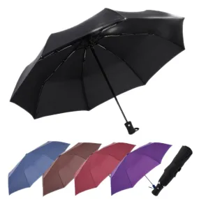 NIKIOYE Umbrella Compact Travel Umbrellas Strong Durable Windproof 50  UV Blocking Umbrella for Sun Rain Portable Umbrella, Auto Open/Close, Perfect Car Umbrella, Golf Umbrella