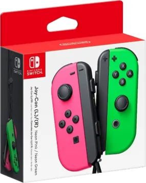 Nintendo Joy-Con (L/R) Wireless Controllers for Nintendo Switch - Pink/Green - Brand New