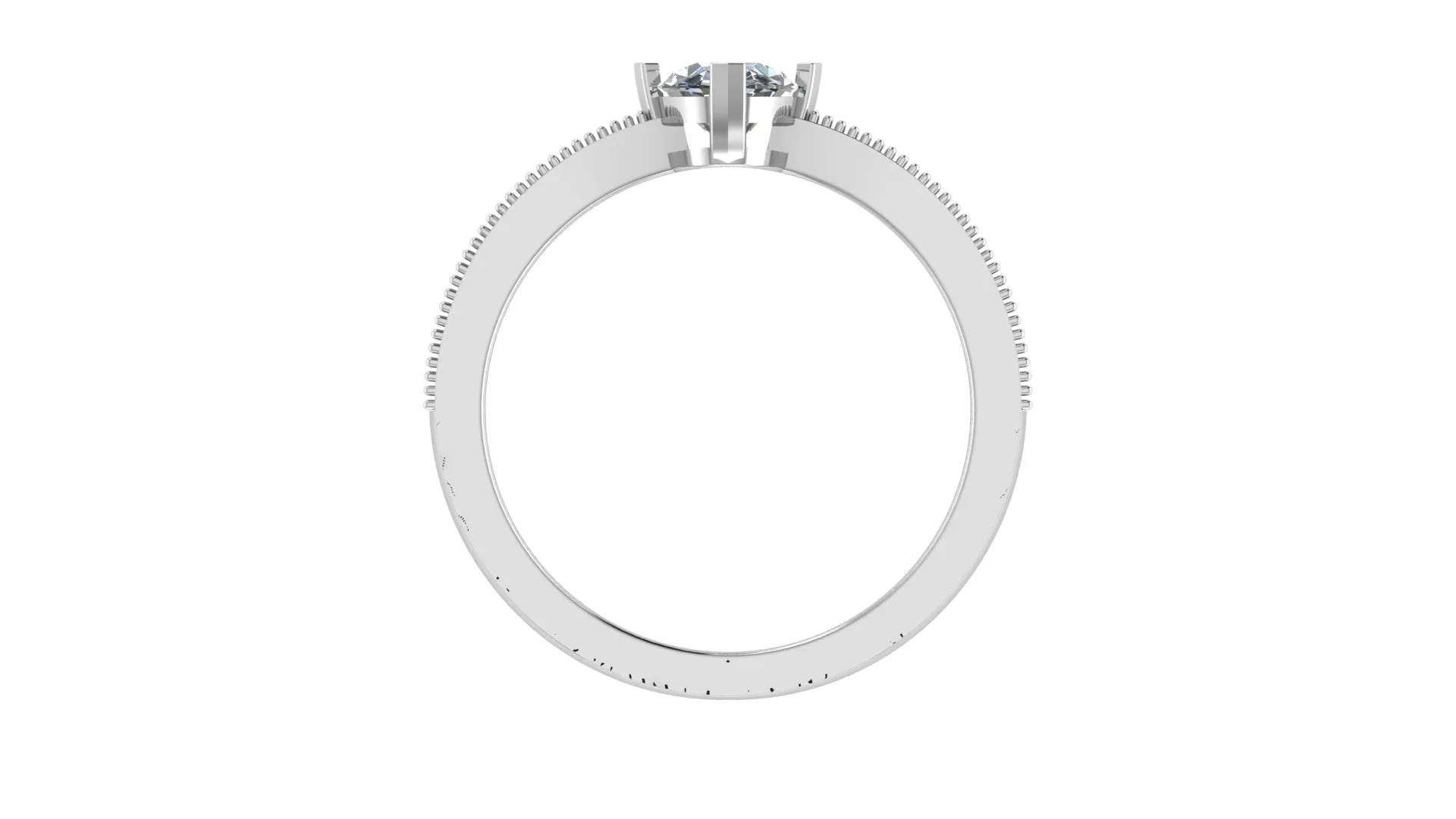 Oval Diamond Solitaire Engagement Ring