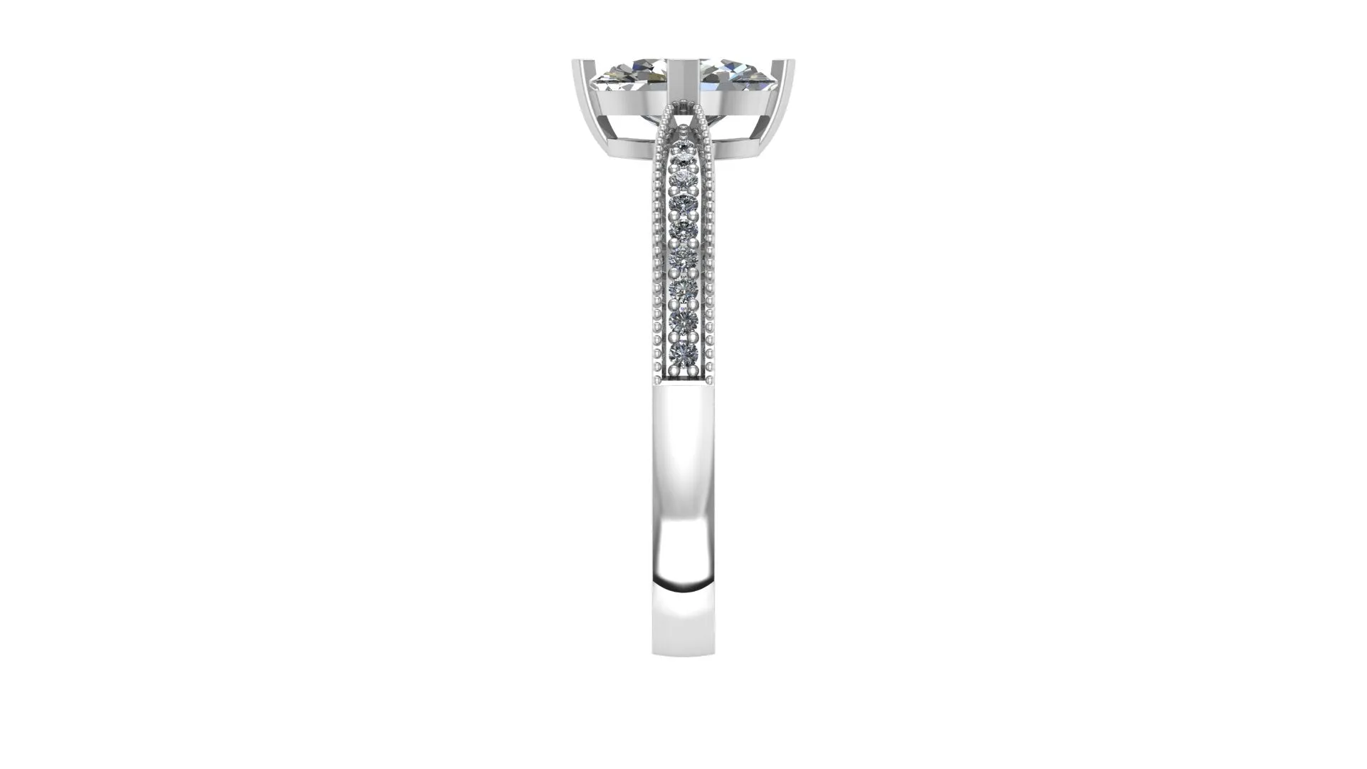 Oval Diamond Solitaire Engagement Ring