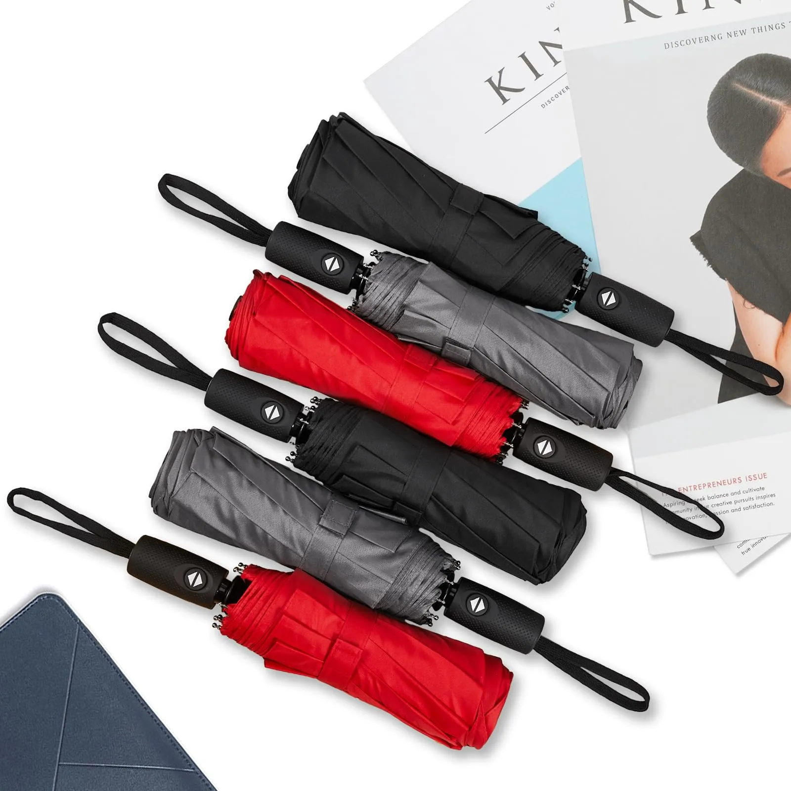 PANBU Umbrella Umbrellas for Rain, Ideal Portable Travel Umbrella Windproof Compact Umbrella for wind and Rain, --Stong Wind Resistant, Heavy Duty, Automatic Umbrella, Easy Open Close--Perfect Mens