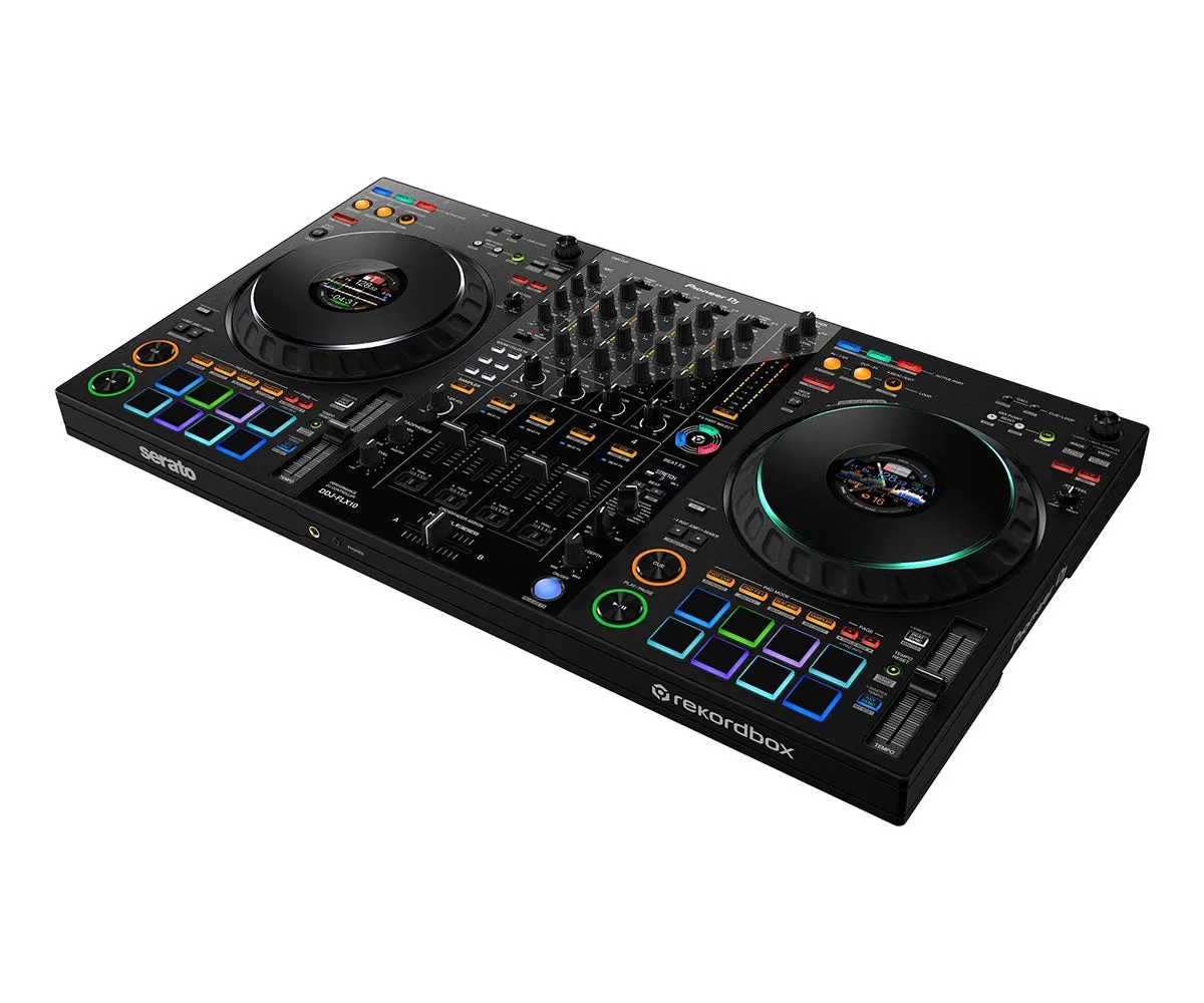 Pioneer DJ DDJ-FLX10 & VM-70 (Pair) & HDJ-X7 Bundle