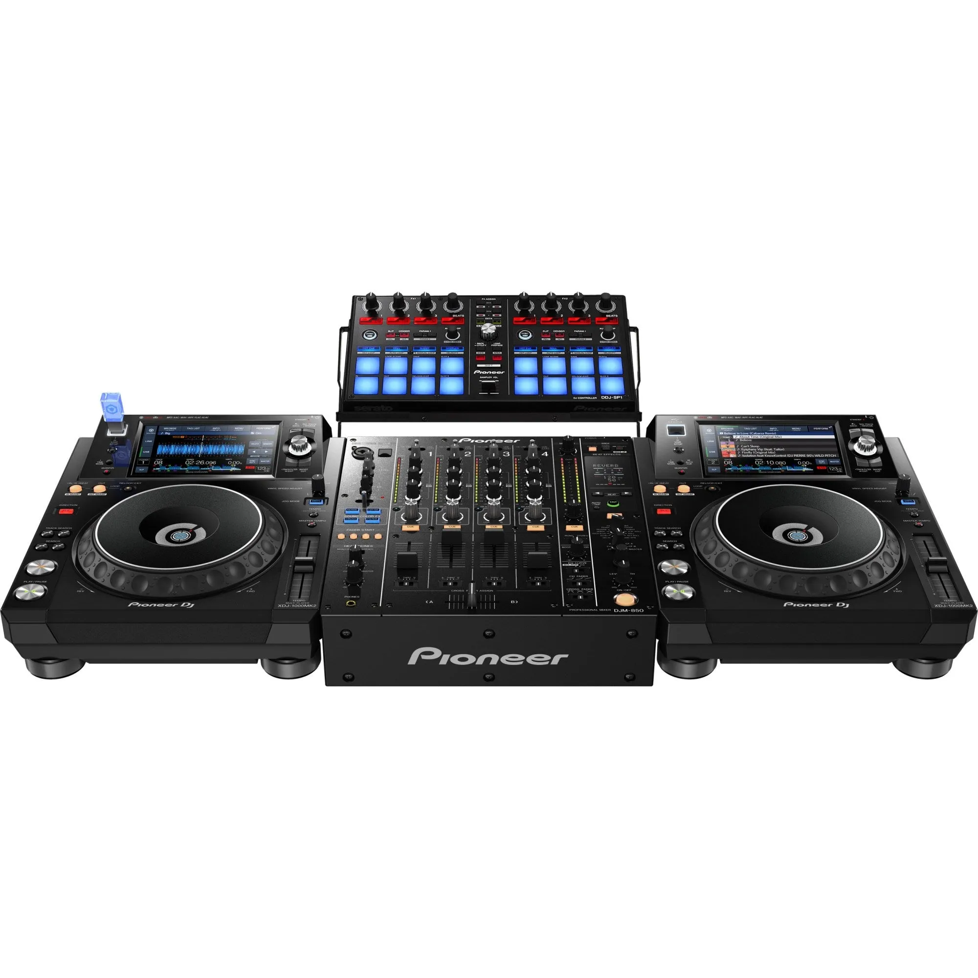 Pioneer DJ XDJ-1000MK2 Performance DJ Multi-Player with 7" Touchscreen, Professional Audio Mixer Equipment