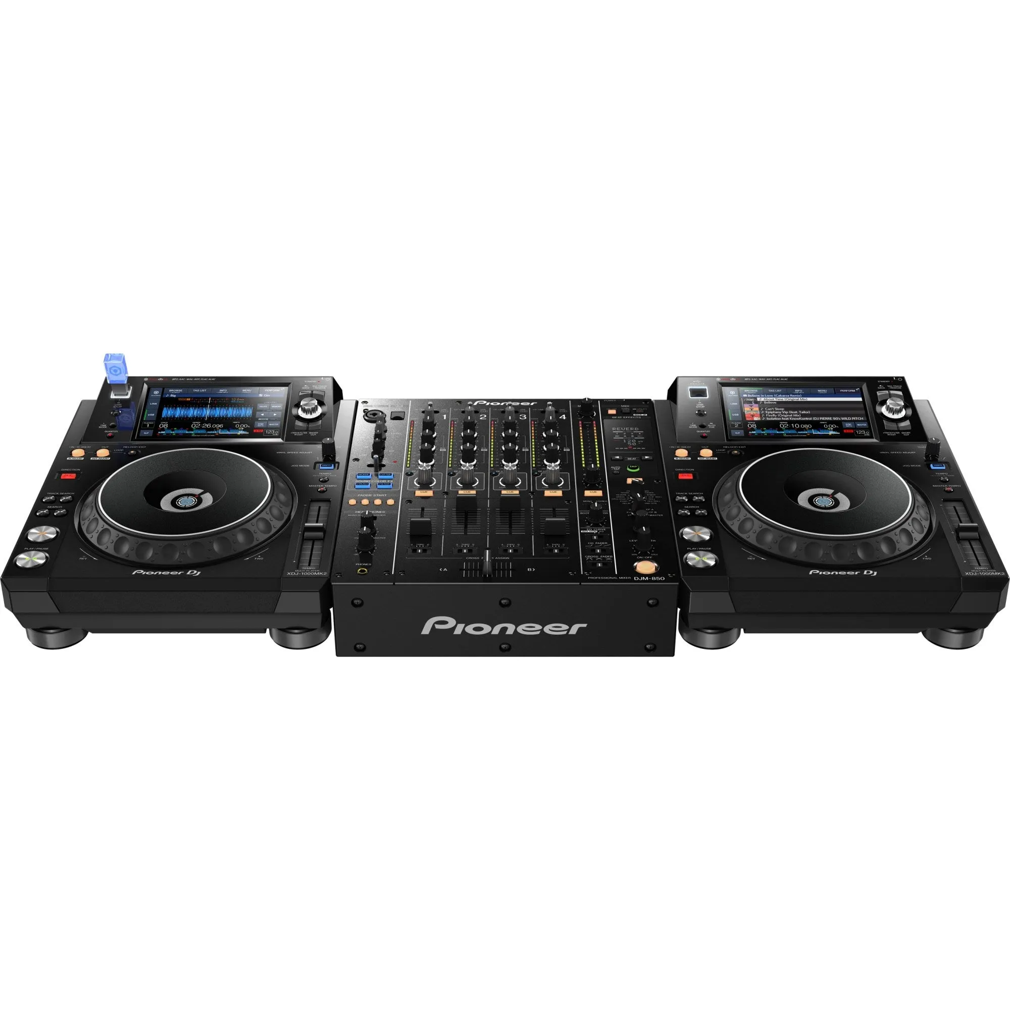 Pioneer DJ XDJ-1000MK2 Performance DJ Multi-Player with 7" Touchscreen, Professional Audio Mixer Equipment