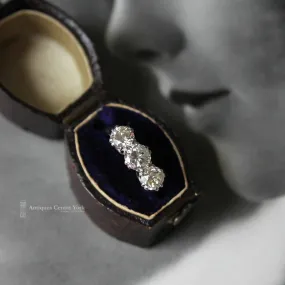 Platinum & Diamond Three Stone Ring 1.15cts