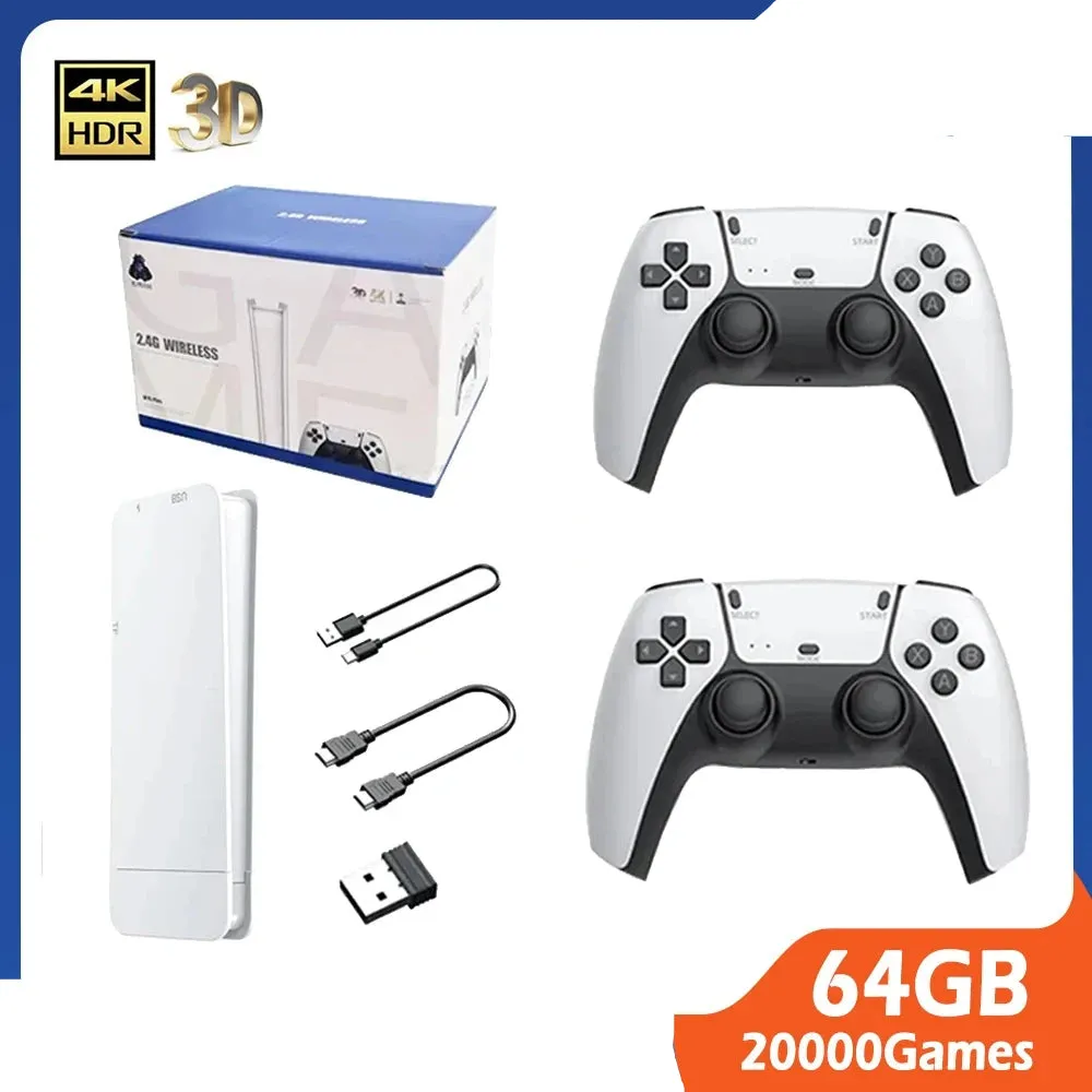 Retro Game Stick 20000  TV Video Game with 2 x Wireless Console