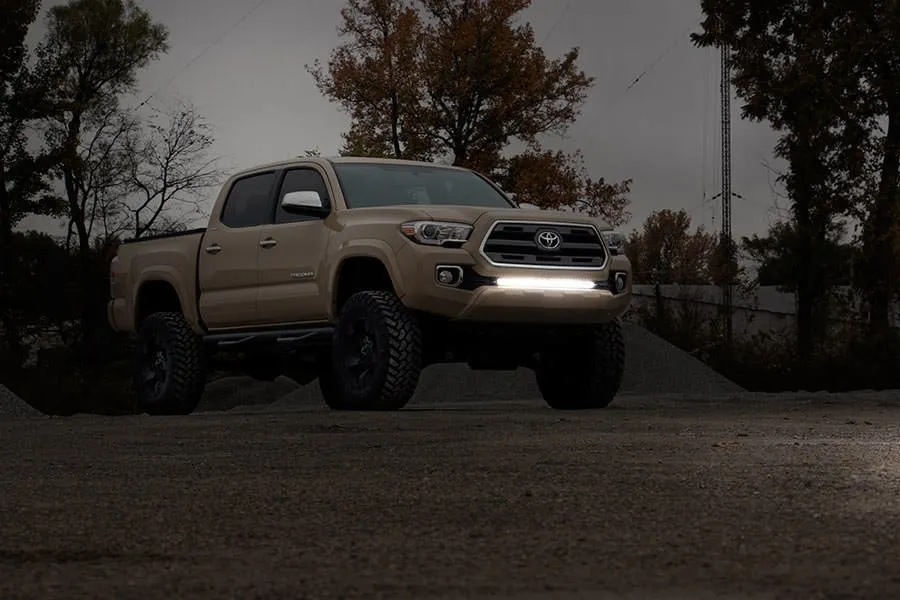 Rough Country Black Series LED Light Bar for 2016-2023 Toyota Tacoma - 30 in.