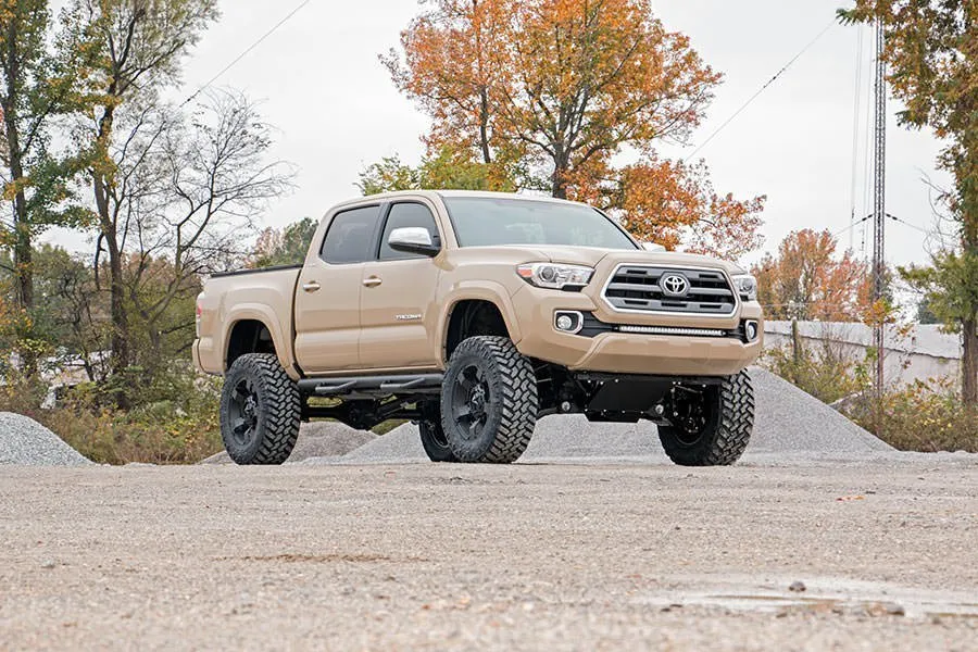 Rough Country Black Series LED Light Bar for 2016-2023 Toyota Tacoma - 30 in.