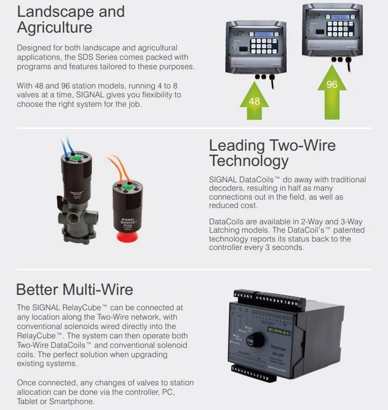 SD System Signal SDS-100 Two Wire Irrigation Controller
