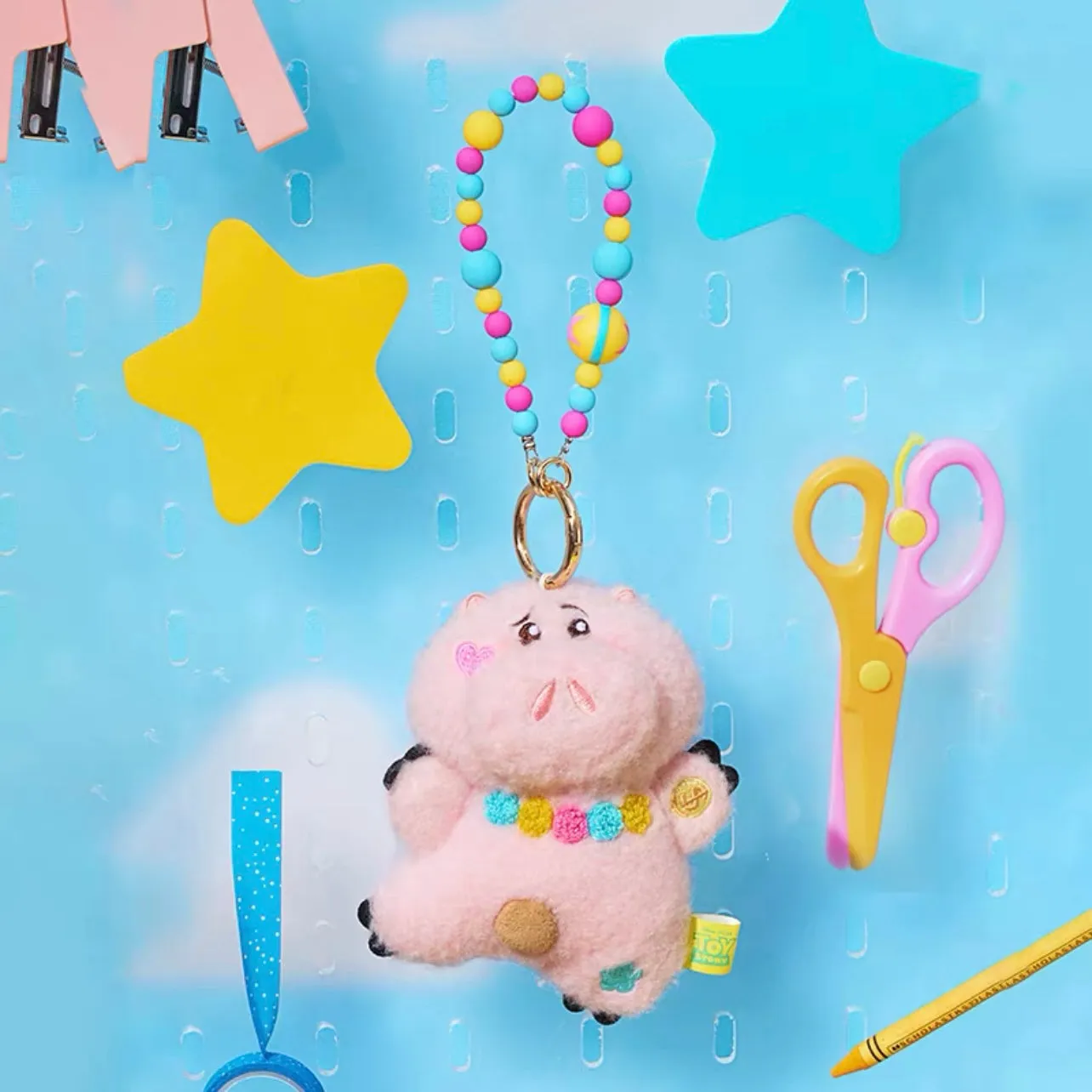 SHDS - Pixar Playful Toy Story - Hamm Plush Keychain