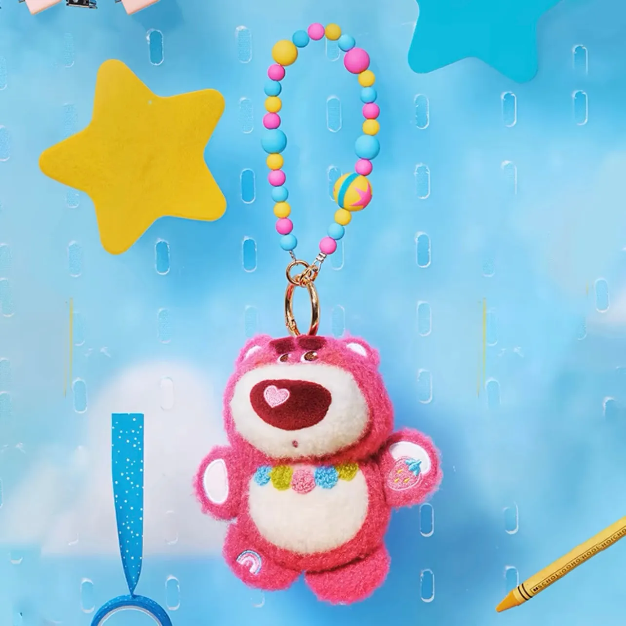 SHDS - Pixar Playful Toy Story - Lotso Plush Keychain