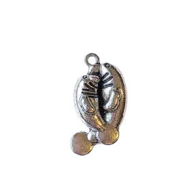 Silver Manatee & Calf Pendant