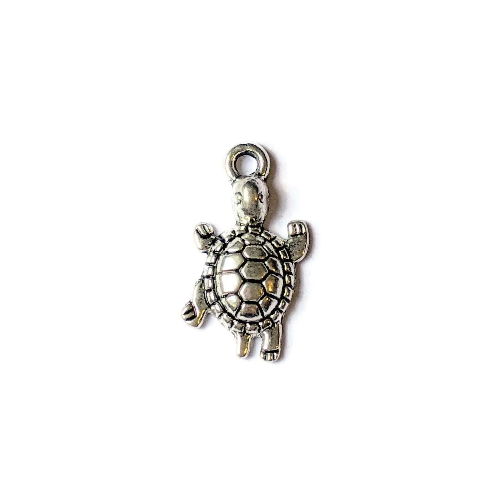 Silver Turtle Charm