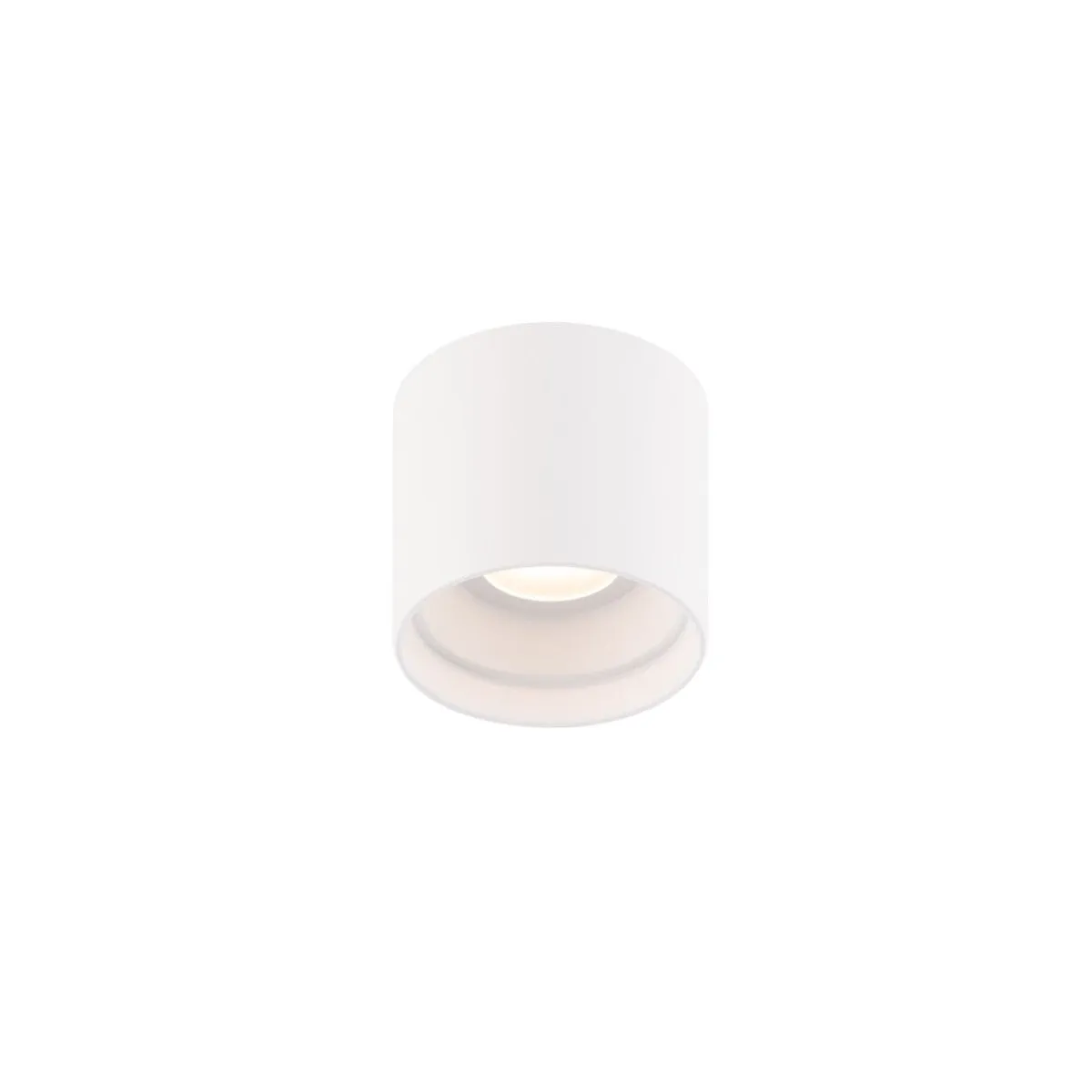 Squat 5 In. LED Outdoor Flush Mount 3000K White finish