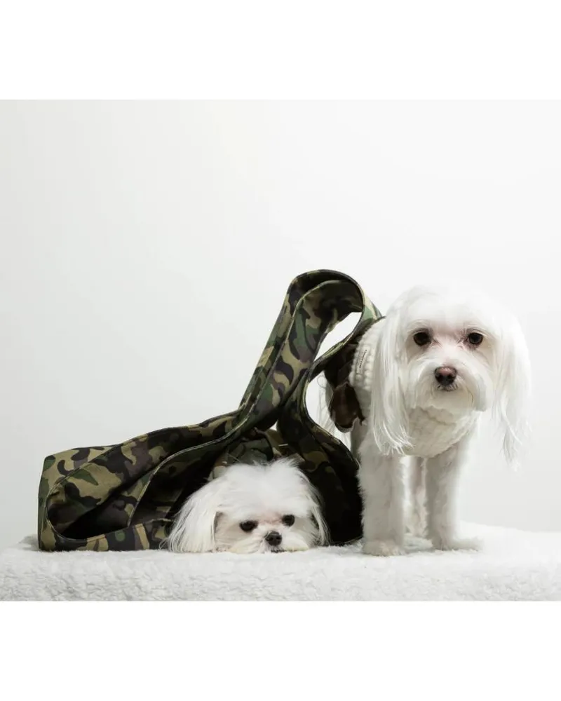 The SNUGGIT Crossbody Dog Sling in Chester Camo (Made in Canada) (FINAL SALE)