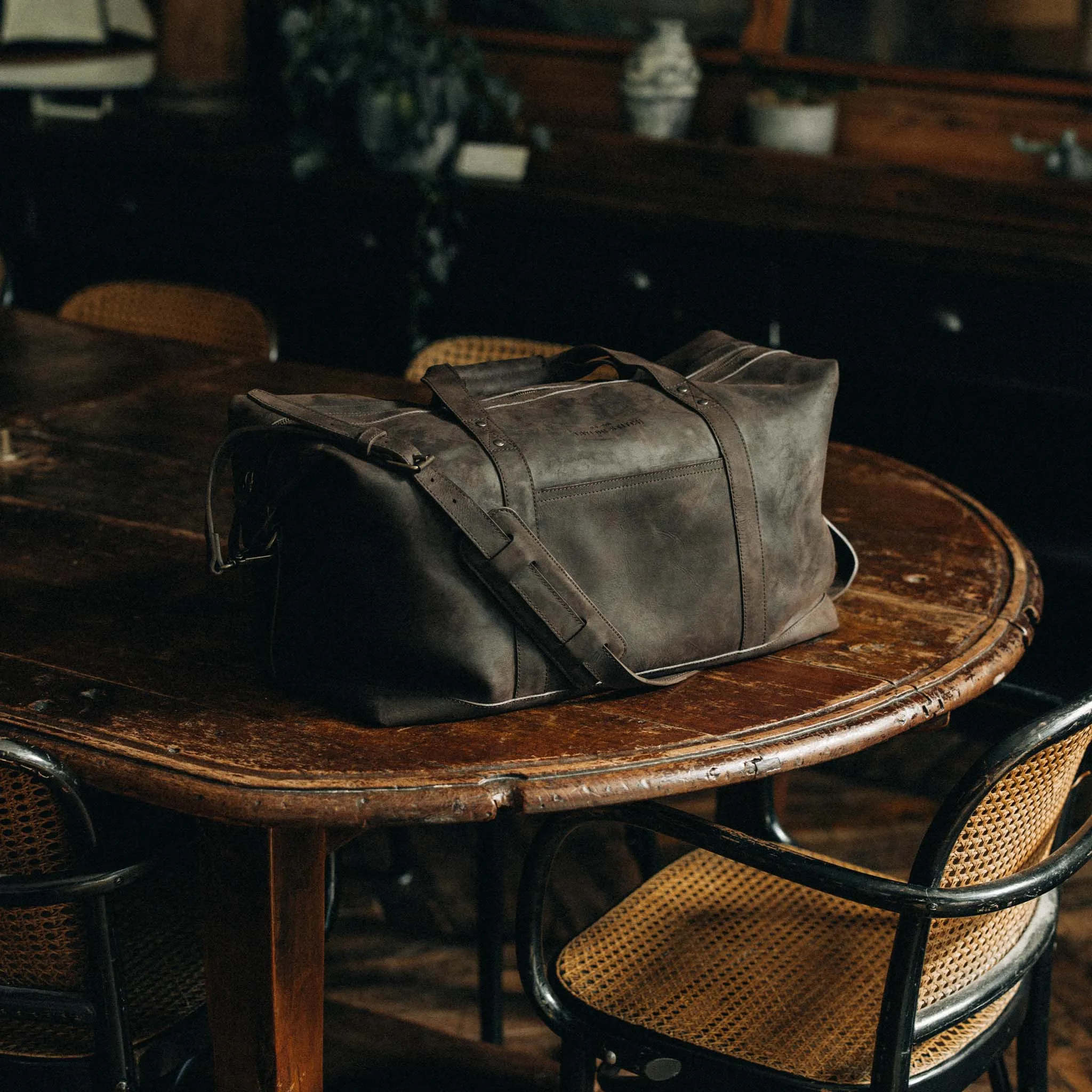 The Weekender Duffle Bag in Espresso