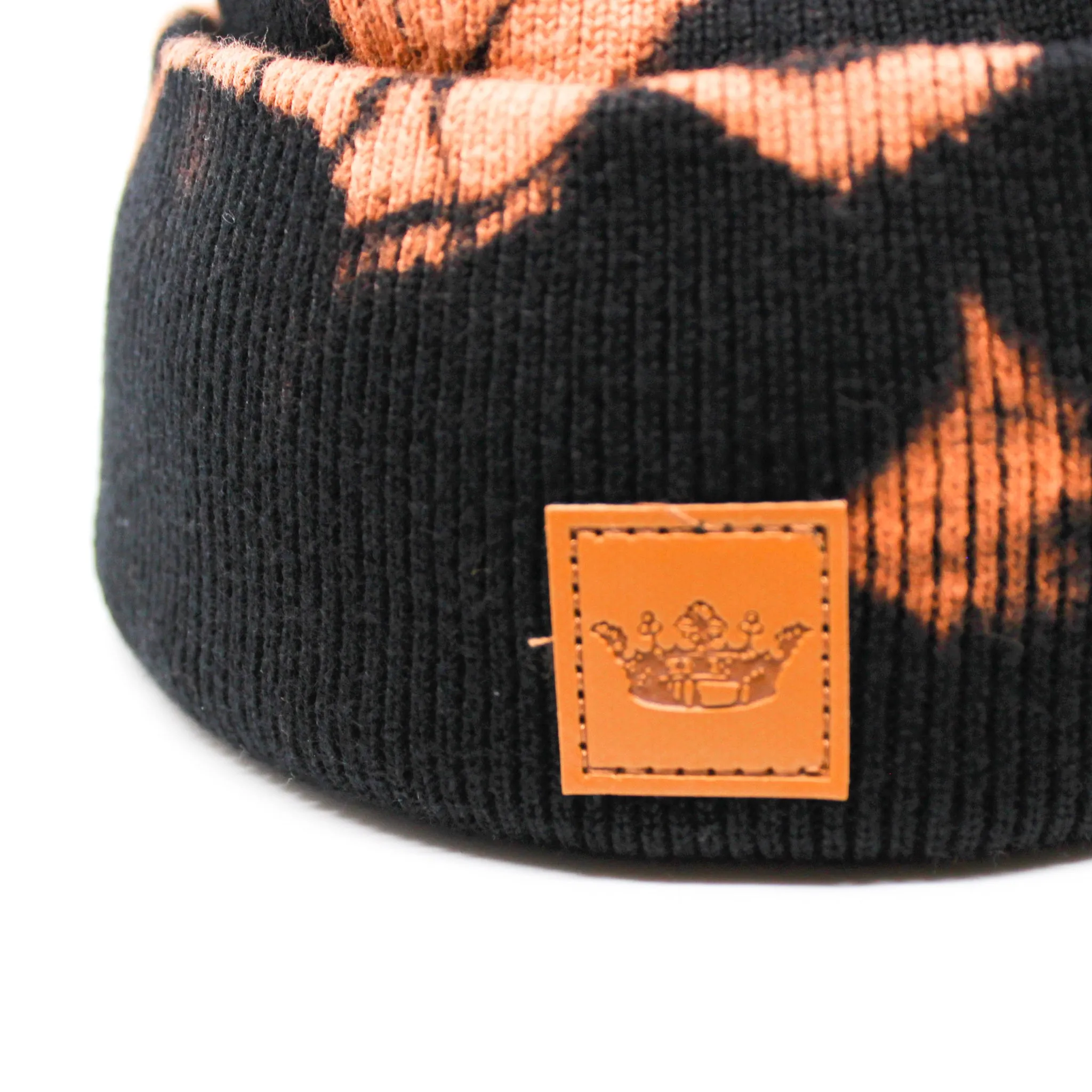 Tie Dye Pom Pom Beanie