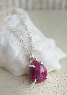 Virgo Gemstone Necklace - Sterling Silver