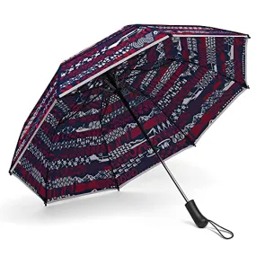 Weatherman Collapsible Umbrella - Windproof Up to 55 MPH Winds - United