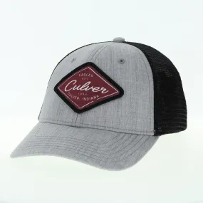 Youth Lo Pro Structured Snapback - Charcoal & Black