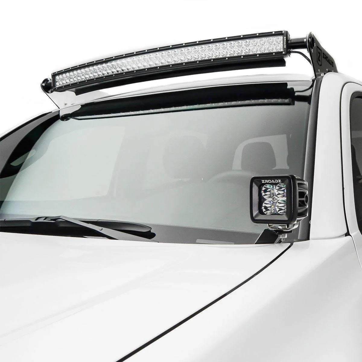 ZROADZ Hood Hinges Mounting Kit w/2 3" POD LED Lights - 2023-2016 Toyota Tacoma (Z369401-KIT2)